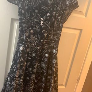 Plus size Hell Bunny Ouija/Palmistry Dress WITH POCKETS!